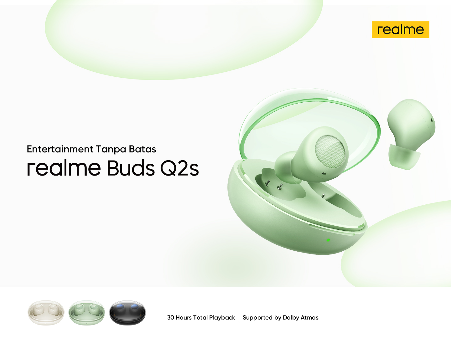 Manjakan Visual dan Audio, realme Hadirkan realme Smart TV Stick &amp; realme Buds Q2s