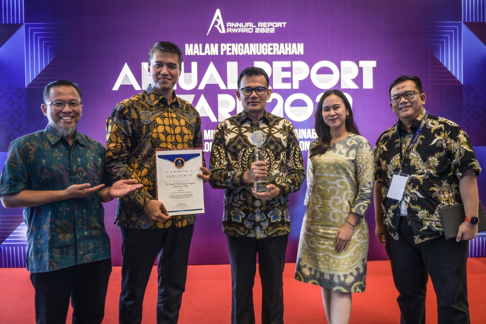 Bank BTN Raih Juara 1 ARA 2022 Cobisnis