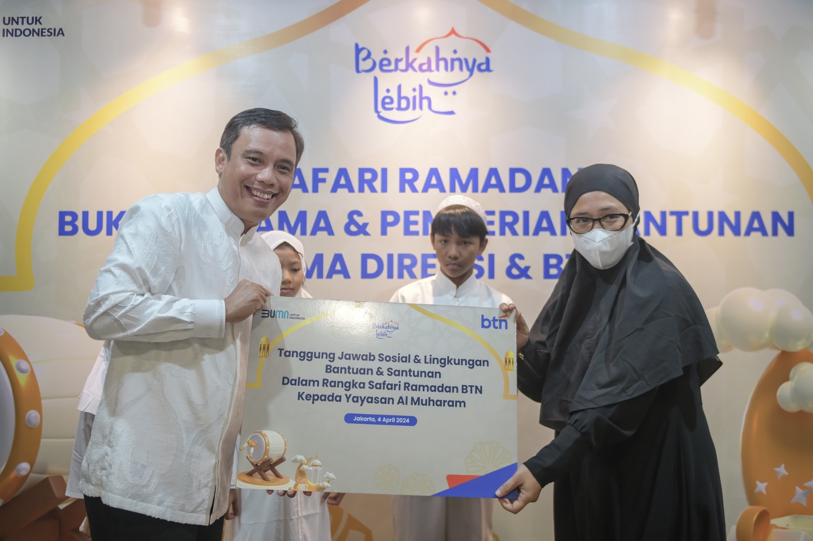 Safari Ramadhan BTN Kembali Santuni Anak Yatim