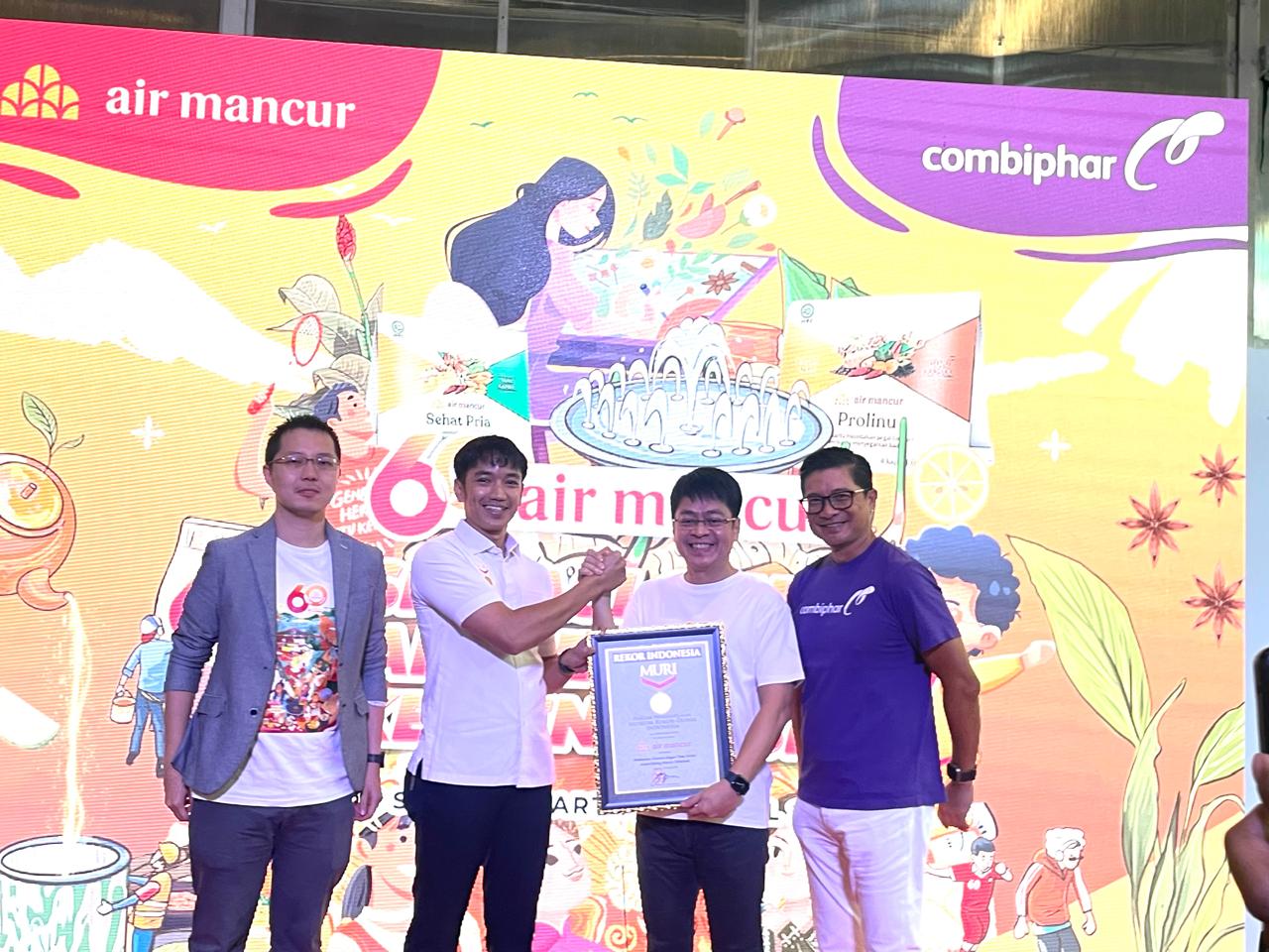 Combiphar Rayakan HUT Air Mancur Group ke-60 dengan Semarak Inspirasi Sehat Lintas Usia