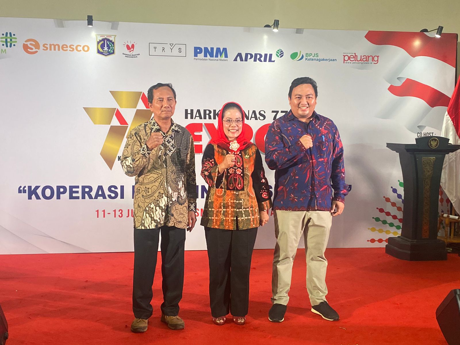 Acara Hari Koperasi Indonesia ke-77 Expo Dorong Persatuan Gerakan Koperasi
