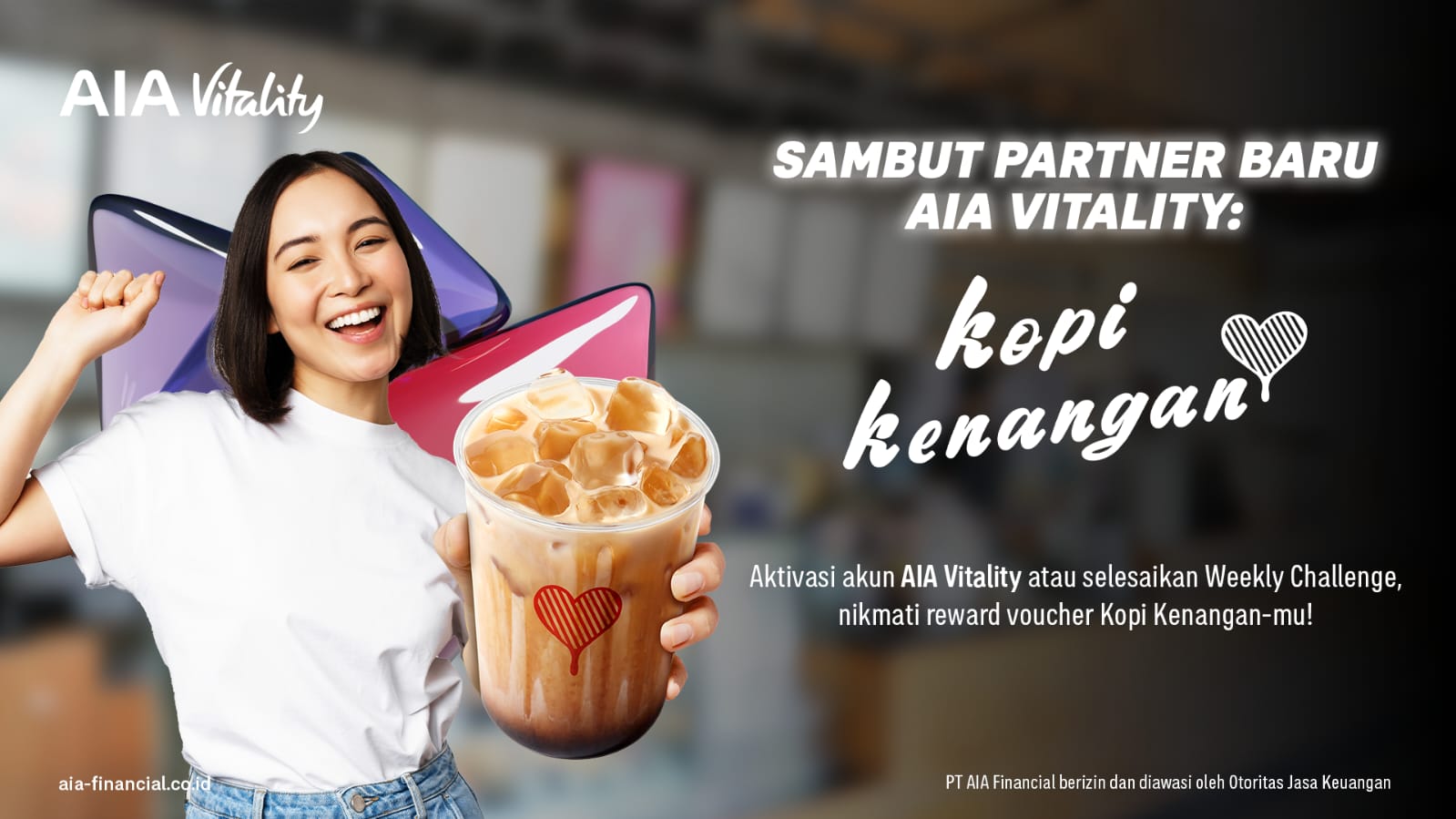 Kolaborasi AIA Vitality X Kopi Kenangan Rayakan  HUT RI