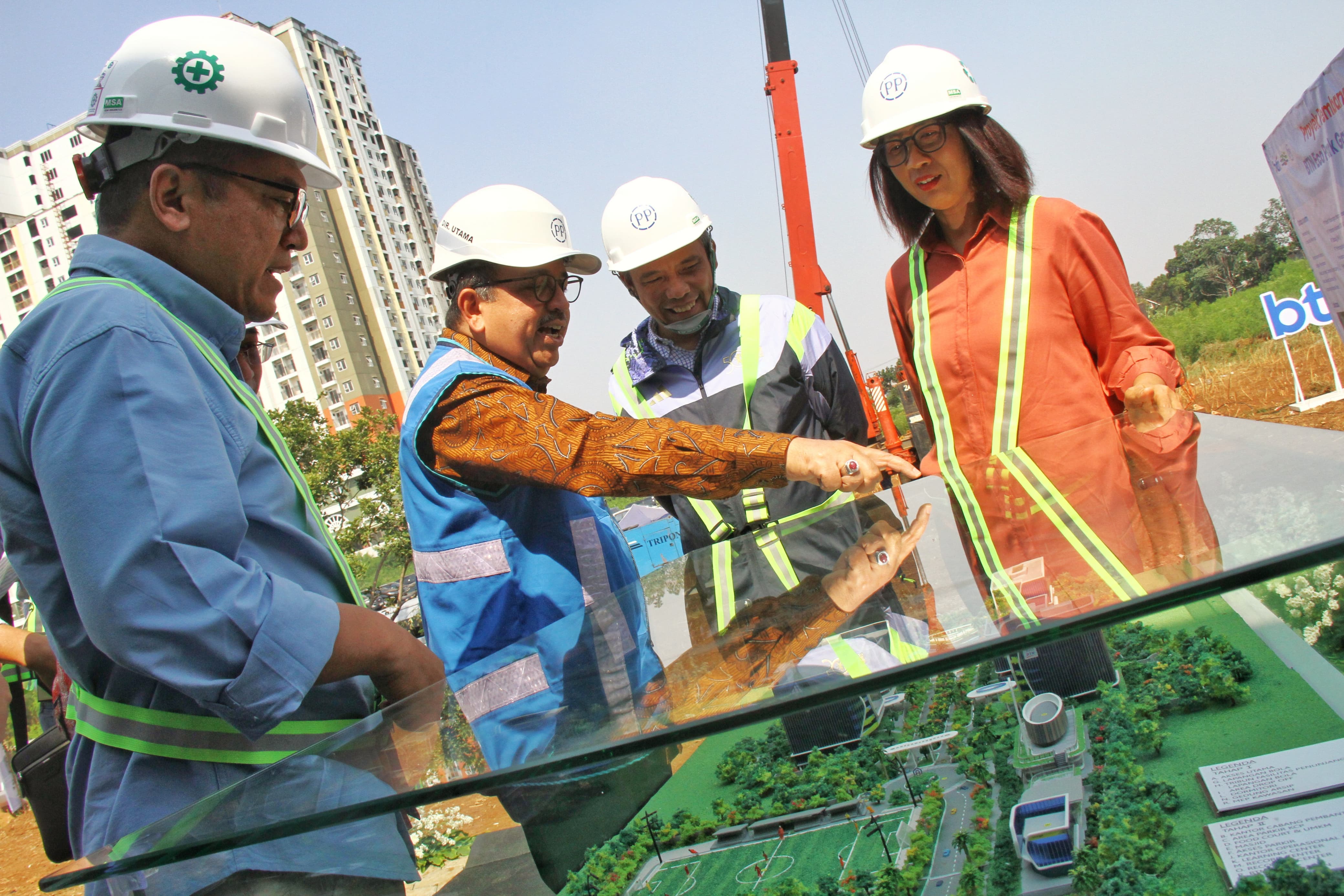 Usung Konsep Ramah Lingkungan, BTN Lakukan Groundbreaking Ecopark Gandul