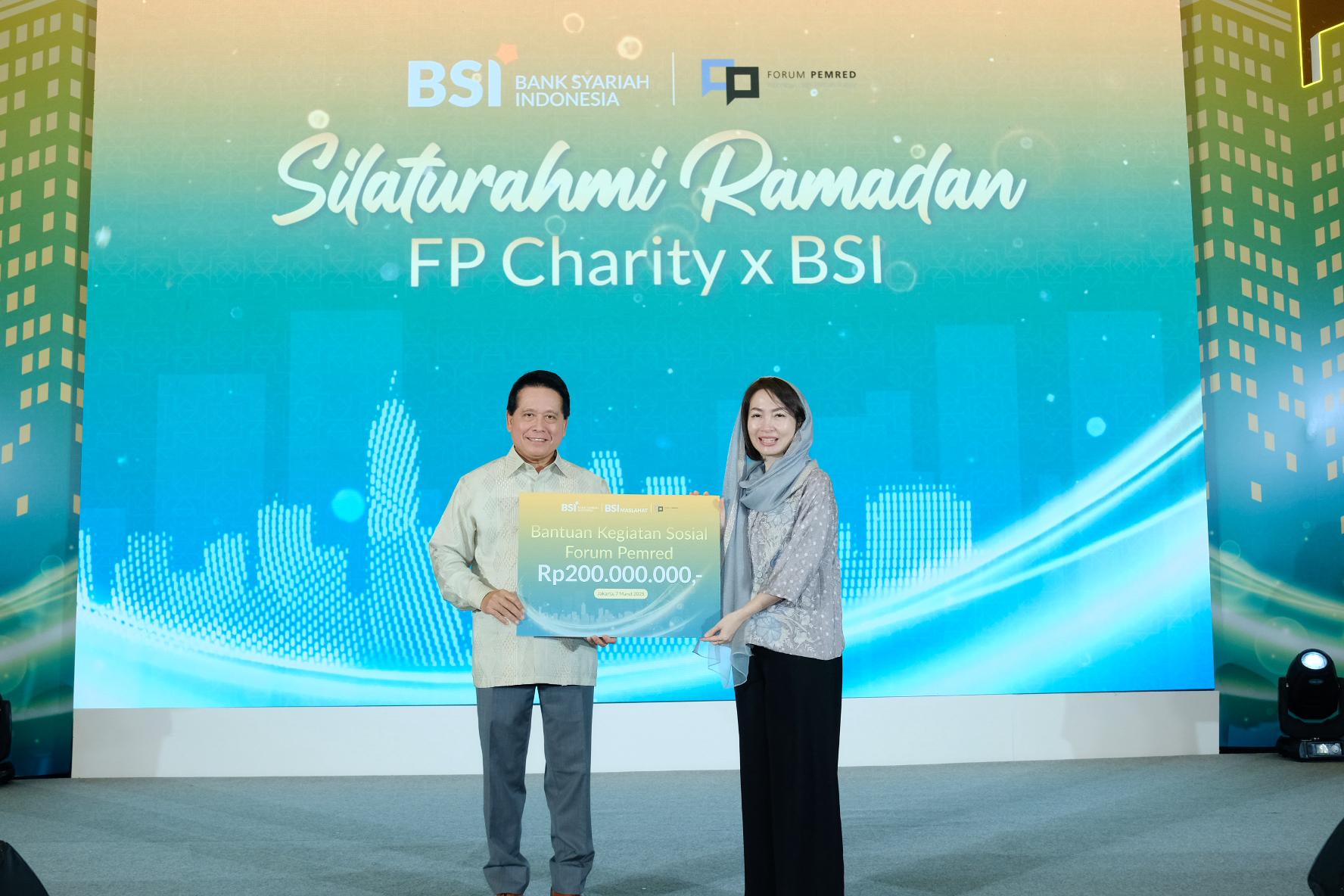 Apresiasi Insan Media, BSI Salurkan Bantuan Rp200 Juta Melalui FP Charity