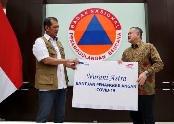 Astra Serahkan Bantuan Untuk Cegah Penyebaran COVID-19 ke Badan Nasional Penanggulangan Bencana