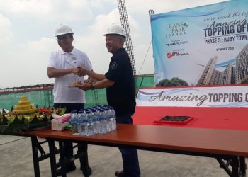 Topping Off Transpark Juanda, Laris Manis Semua Tower