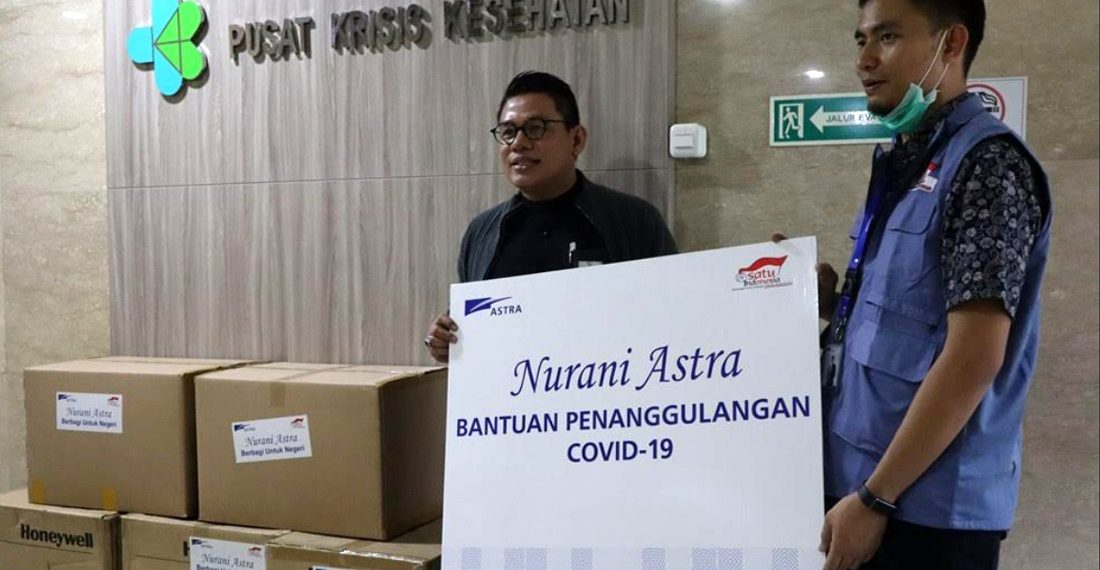 Cegah Penyebaran Covid-19, Astra Serahkan Bantuan Tahap Awal Rp63 Miliar