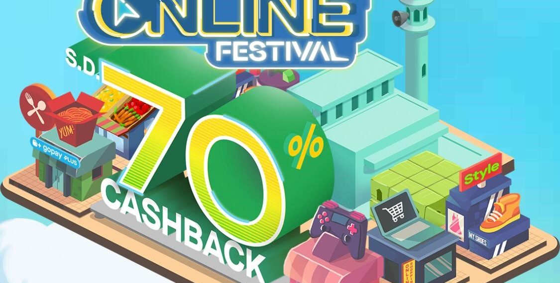 GoPay Online Festival Tawarkan 70% Cashback