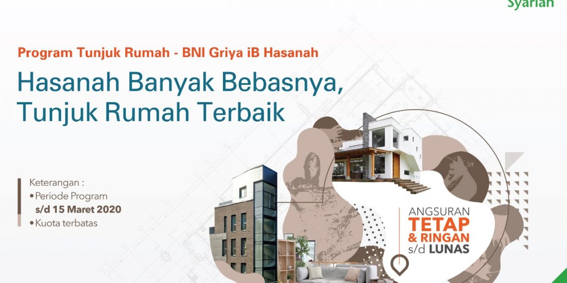 BNI Syariah Manjakan Milenial Miliki Hunian Lewat Program Tunjuk Rumah
