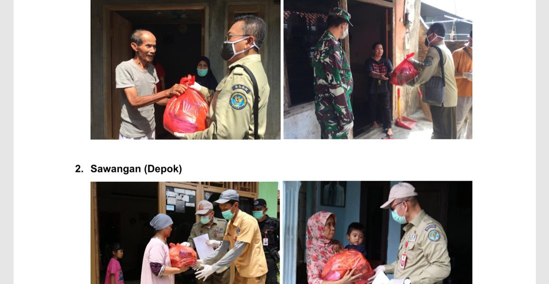 HUT ke-74 BSSN Bantu Masyarakat Terdampak Covid-19 melalui Program SAREDONA