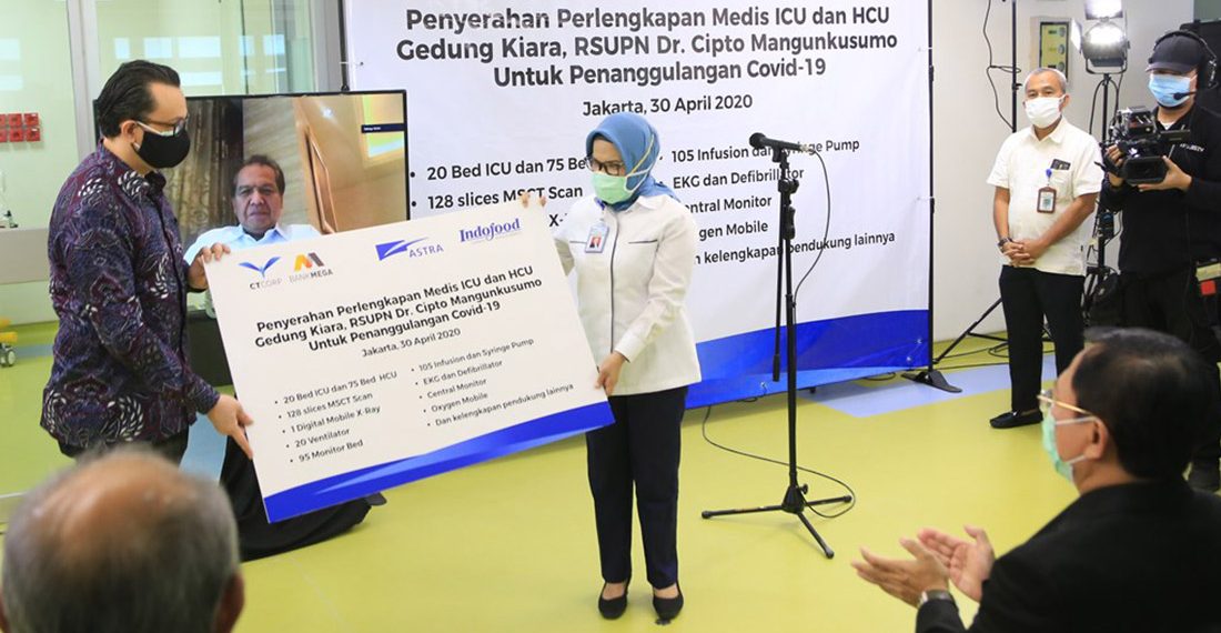 Astra Serahkan Perlengkapan Medis ICU & HCU untuk RSCM guna Percepatan Penanganan Pasien Covid-19