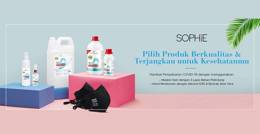 Bantu Cegah Penyebaran Covid-19, Sophie Paris Produksi Hand Moisturizer dan Masker Kain