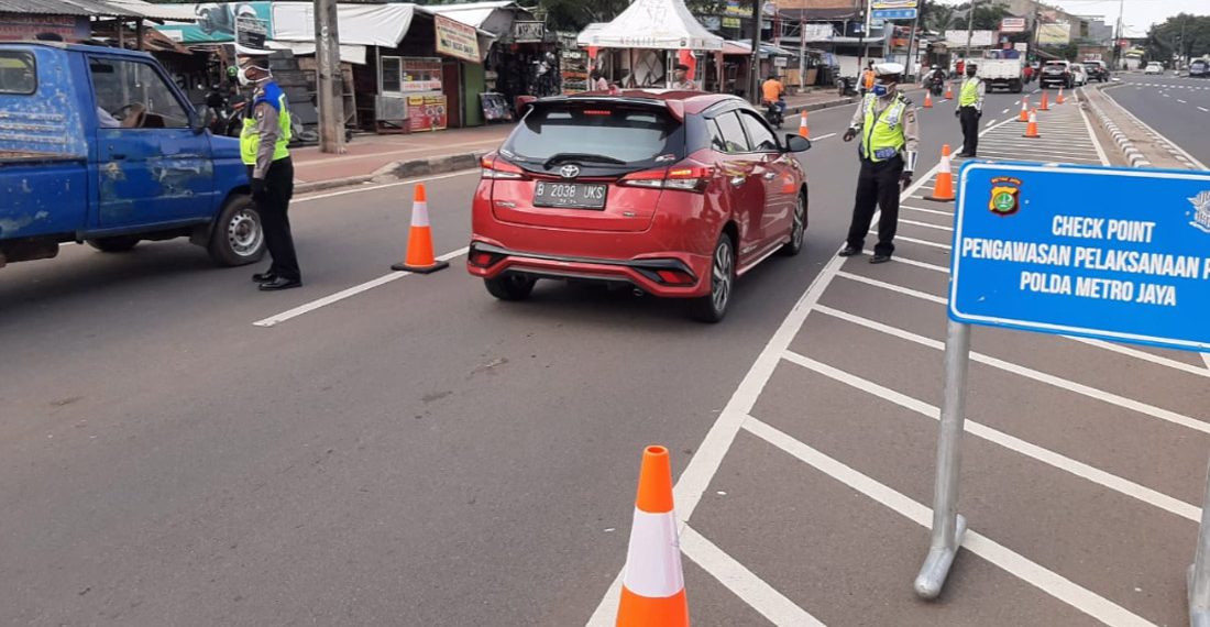 PSBB di Jalan Raya Joglo