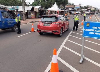 PSBB di Jalan Raya Joglo