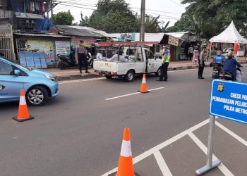 PSBB di Jalan Raya Joglo