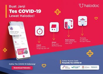 Permudah Tes PCR & Rapid Test, Halodoc Gandeng 20 Rumah Sakit