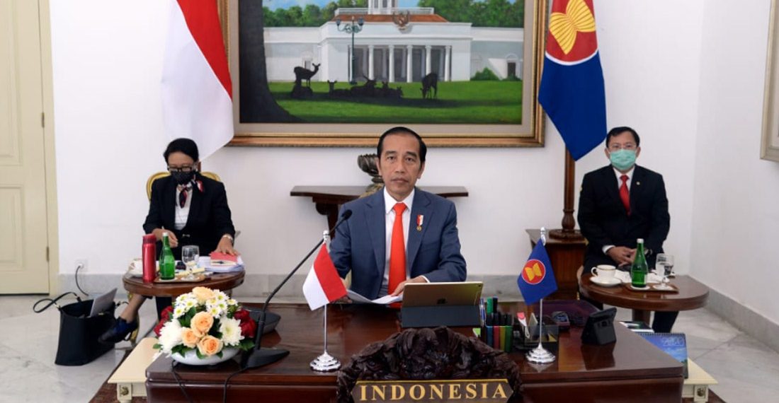Hadiri KTT ASEAN via Virtual, Ini 4 Pandangan yang Presiden Sampaikan Terkait Penanganan Covid-19