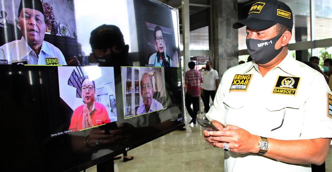 Luncurkan “MPR RI Peduli Lawan COVID-19” MPR RI dan BPIP Gandeng Telkomsel, Kitabisa dan Gojek