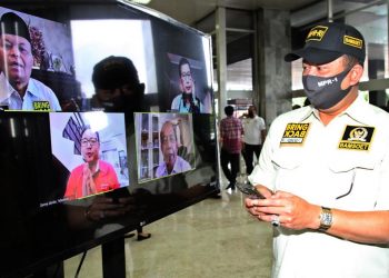 Luncurkan “MPR RI Peduli Lawan COVID-19” MPR RI dan BPIP Gandeng Telkomsel, Kitabisa dan Gojek