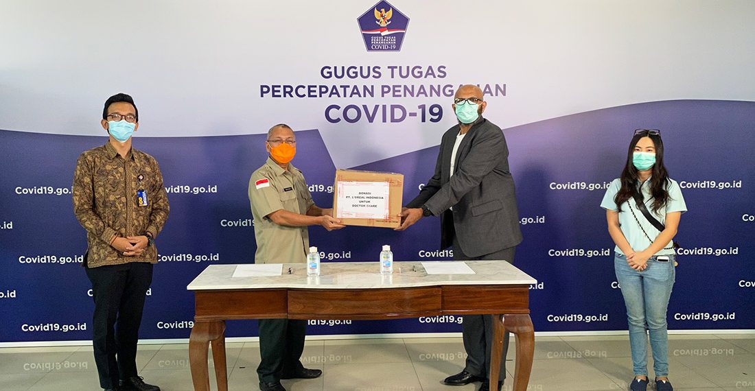 Aksi Solidaritas COVID-19, L’Oreal Indonesia Salurkan Bantuan Senilai Rp32 Miliar