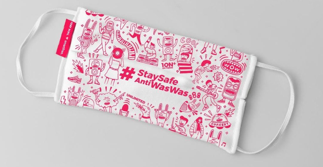 Punya Corak yang Menarik, Ini Masker yang Akan Didistribusikan Smartfren