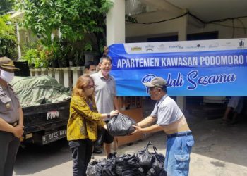 ICM Bersama P3SRS dan Komunitas Penghuni Poci Bantu Masyarakat Terdampak Covid-19