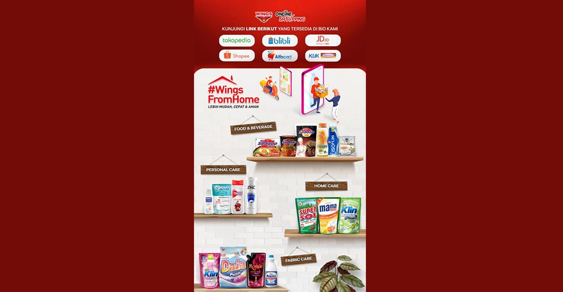 #WingsfromHome E-Catalog untuk Berbelanja Kebutuhan Langsung dari Rumah