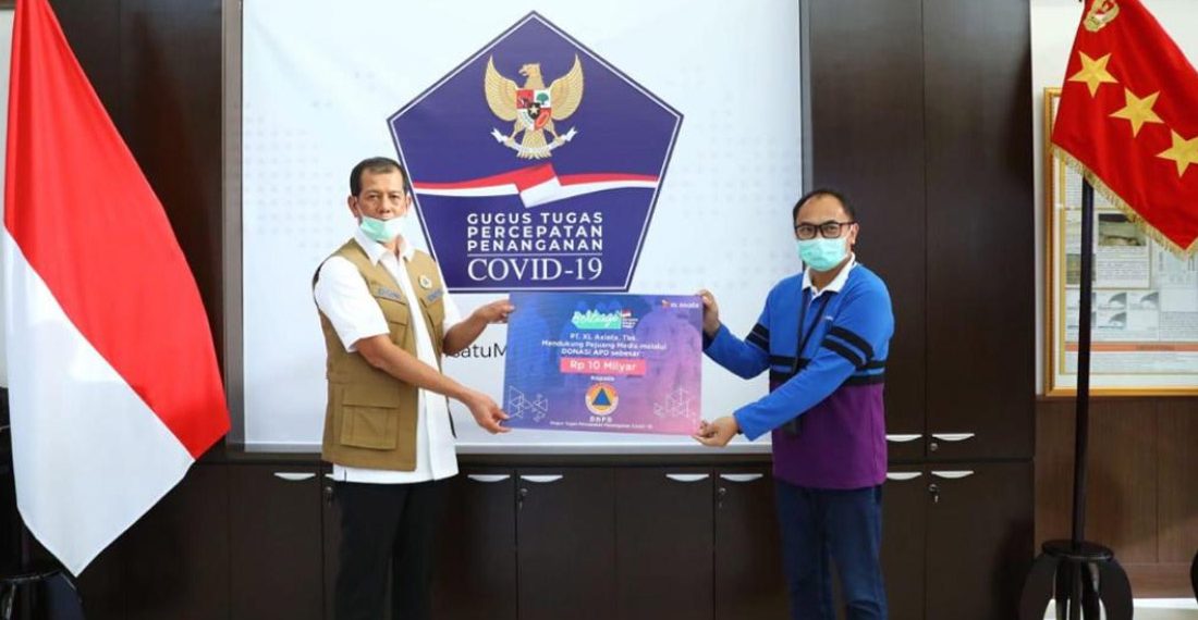 XL Axiata Serahkan Donasi Mitigasi Covid-19 Rp10,8 Miliar, Karyawan Ikut Berpartisipasi