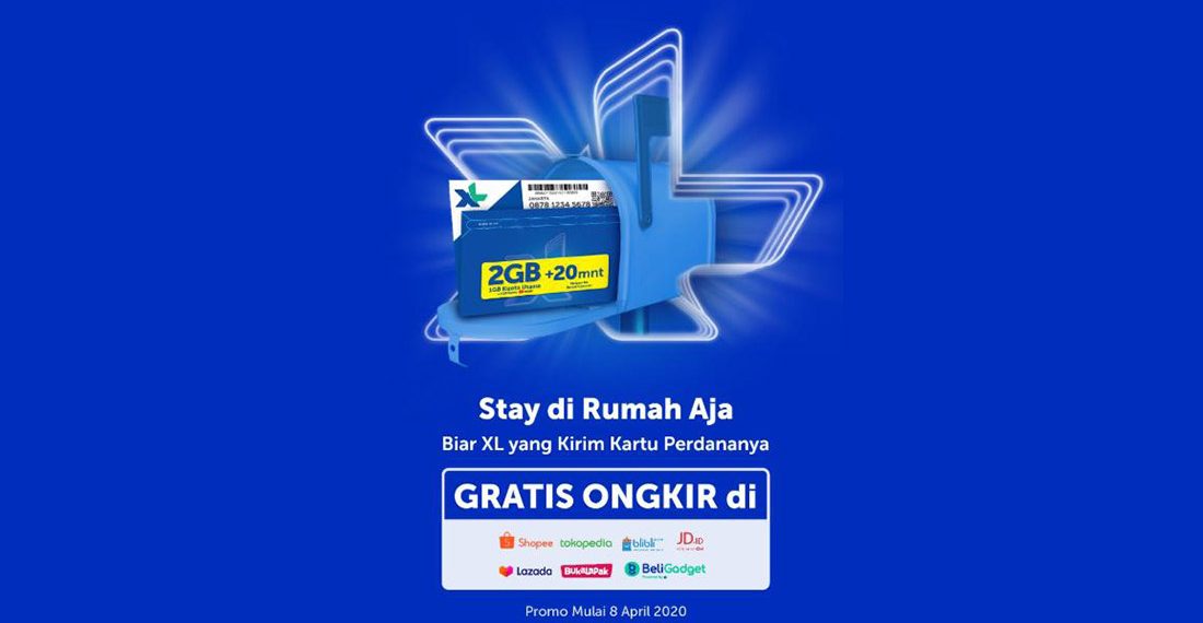 Dukung Physical Distancing, XL Axiata Sediakan Gratis Ongkir Pembelian Produk di Toko Online