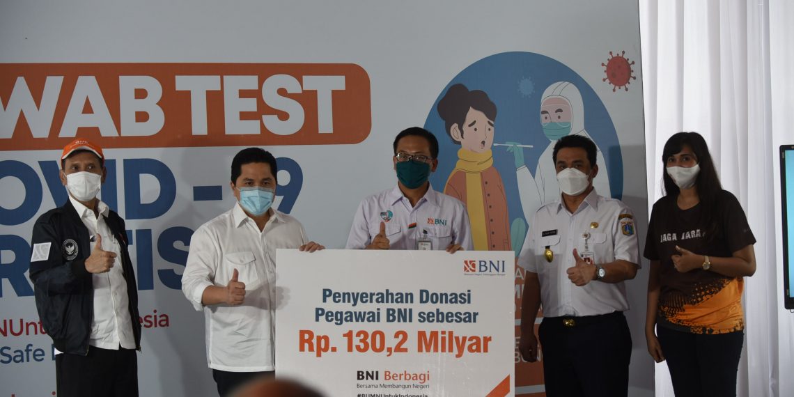 Donasi Terkumpul Rp130 M, BNI Hi-Movers Bantu Perangi Covid-19