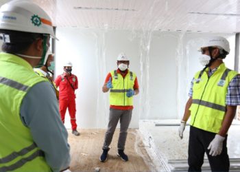 Pembangunan  RSPP Extension Covid-19 Dibangun Patra Jasa Tepat Waktu