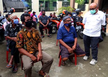 Dirjen Pemberdayaan Sosial Saksikan Bansos Tunai Di Cikarang