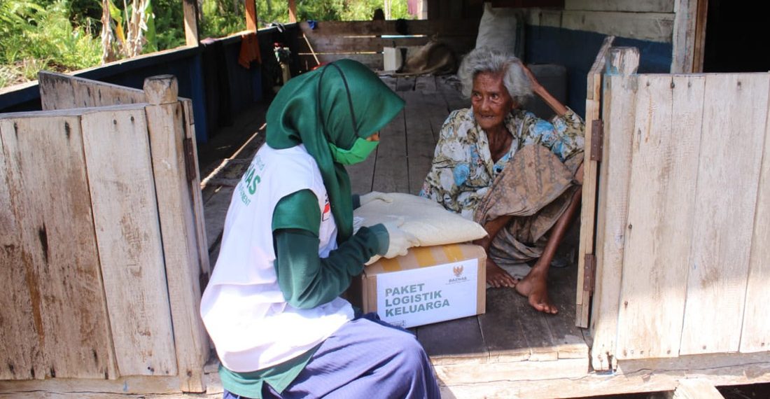 BAZNAS Kasih Bantuan untuk Lansia dan Disabilitas Terdampak Covid-19