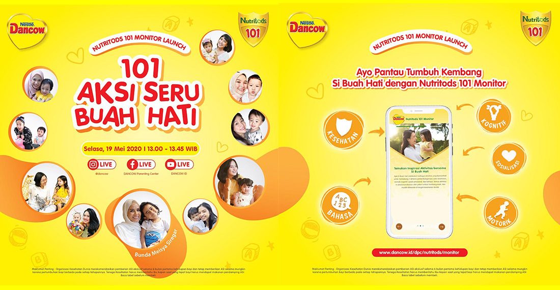 Nutritods 101 Monitor dari Nestle DANCOW, Tools Memantau Tumbuh Kembang Optimal Si Buah Hati