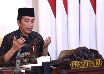 Presiden Serahkan Zakat secara Daring