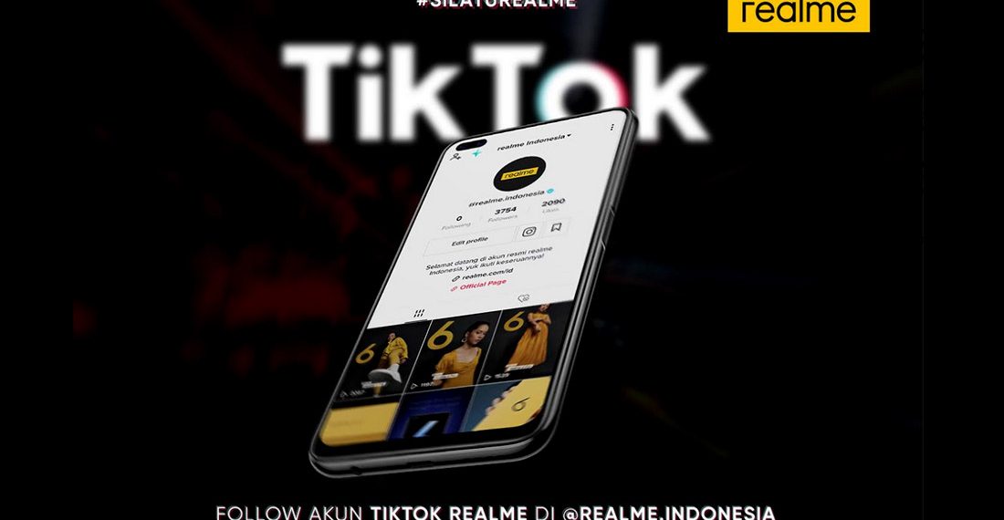 Realme Kini Hadir di Tiktok untuk Dorong Semangat Kreatif Anak Muda