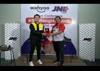 Wahyoo Bersama JNE Berikan Makan Gratis Melalui Program #RantangHatiJNE