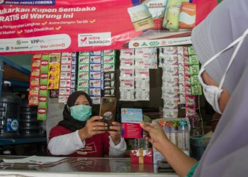 Penyerahan 5000 Paket Sembako di 50 Titik Warung Mitra Bukalapak di Wilayah Solo Raya.