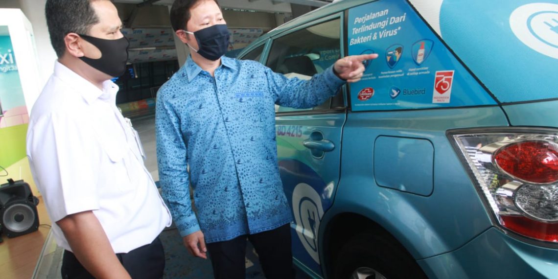 Penerapan Protokol Kesehatan Armada Bluebird