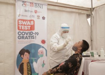 BNI Lanjutkan 30.000 Swab Test di Pulau Kalimantan