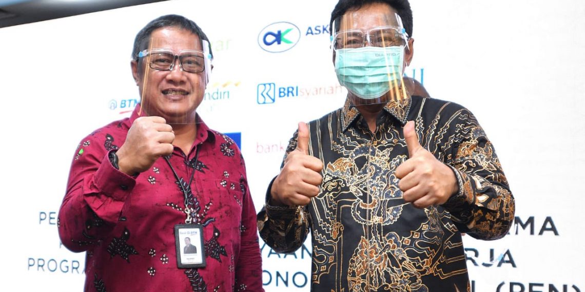 Dukung PEN, BTN Syariah Gandeng Jamkrindo Syariah