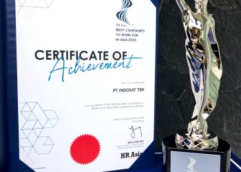 Indosat Ooredoo Meraih HR ASIA Award: “Best Companies to Work for in ASIA 2020”