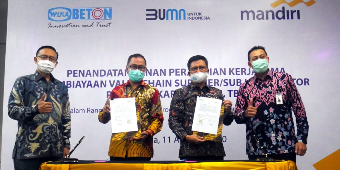Kerjasama BMRI dan Wika Beton