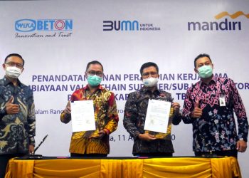 Kerjasama BMRI dan Wika Beton
