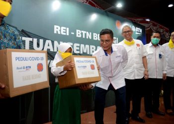 BTN Dan REI Bantu Masyarakat Terdampak Covid – 19