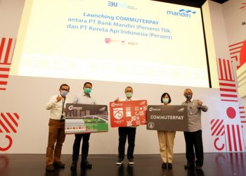 Bank Mandiri dan KAI Menerbitkan Kartu Commuter Pay