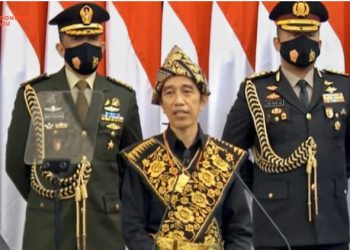 Berbaju Adat NTT, Presiden Sampaikan Pidato Kenegaraan di Gedung Nusantara