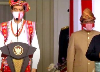 HUT RI Ke-75, Jokowi Sampaikan Setiap Kesulitan Ada Jalan Keluar