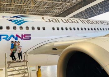Kejutan Marketing ala Garuda, Pasang Logo RANS di Badan Pesawat