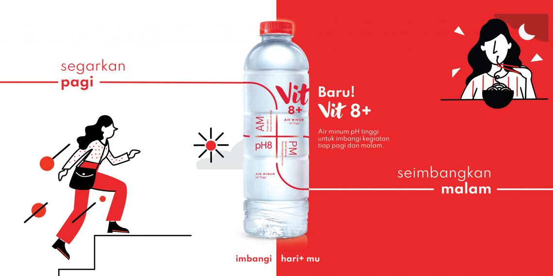 Kini Hadir VIT 8+, Air Minum dengan pH Tinggi